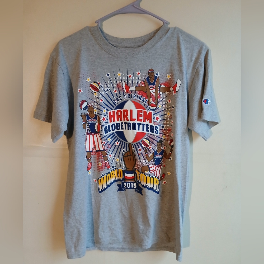 Champion  Harlem Globetrotters Gray T-Shirt